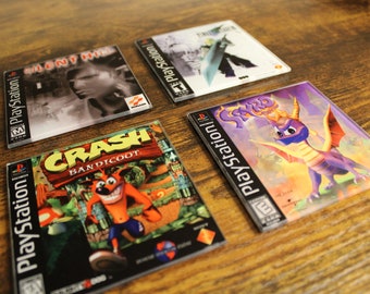 Video Game Box Art Coasters - Premium Square Glass Coasters - Choose Your Own Game!