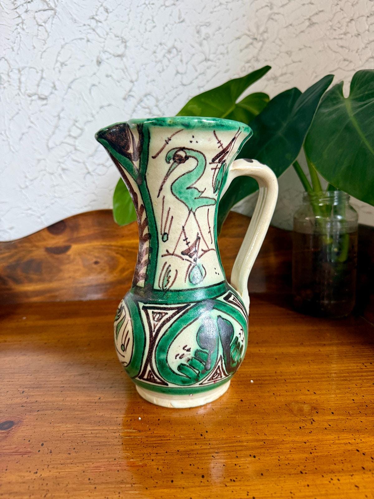 Vintage Spanish Jug - Etsy