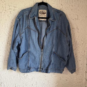 90s Denim Jacket - Etsy