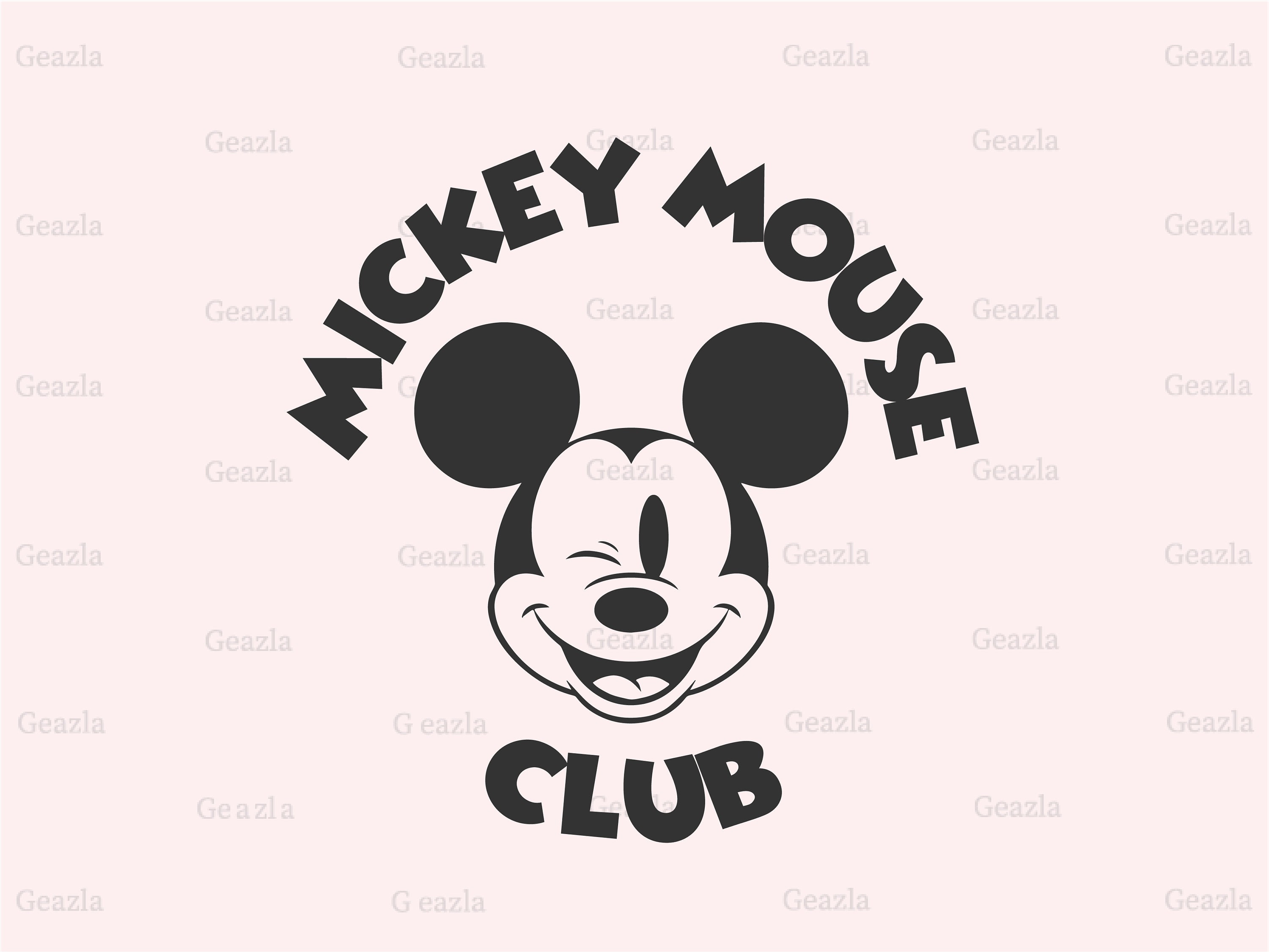 Mickey Mouse Club Svg Cricut Svg Silhouette Cut Files Vinyl Etsy