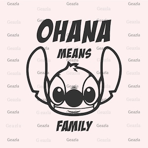 Ohana Means Family Svg, Stitch Svg, Lilo And Stitch Svg, Ohana Svg, Svg file for Cricut, Vinyl Cut, Customized gift svg, png, eps, jpg, pdf