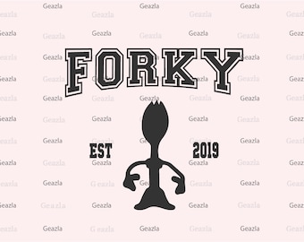 Forky Svg, Vinyl cut, Svg file for cricut, Printable svg file, silhouette svg, digital print, digital cut file, png, pdf, jpg, eps, ai