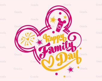 Happy Family Day Svg, Family tshirt svg, Svg files for cricut, vinyl cut, printable cut file, customized gift, Printable file, png, pdf, jpg