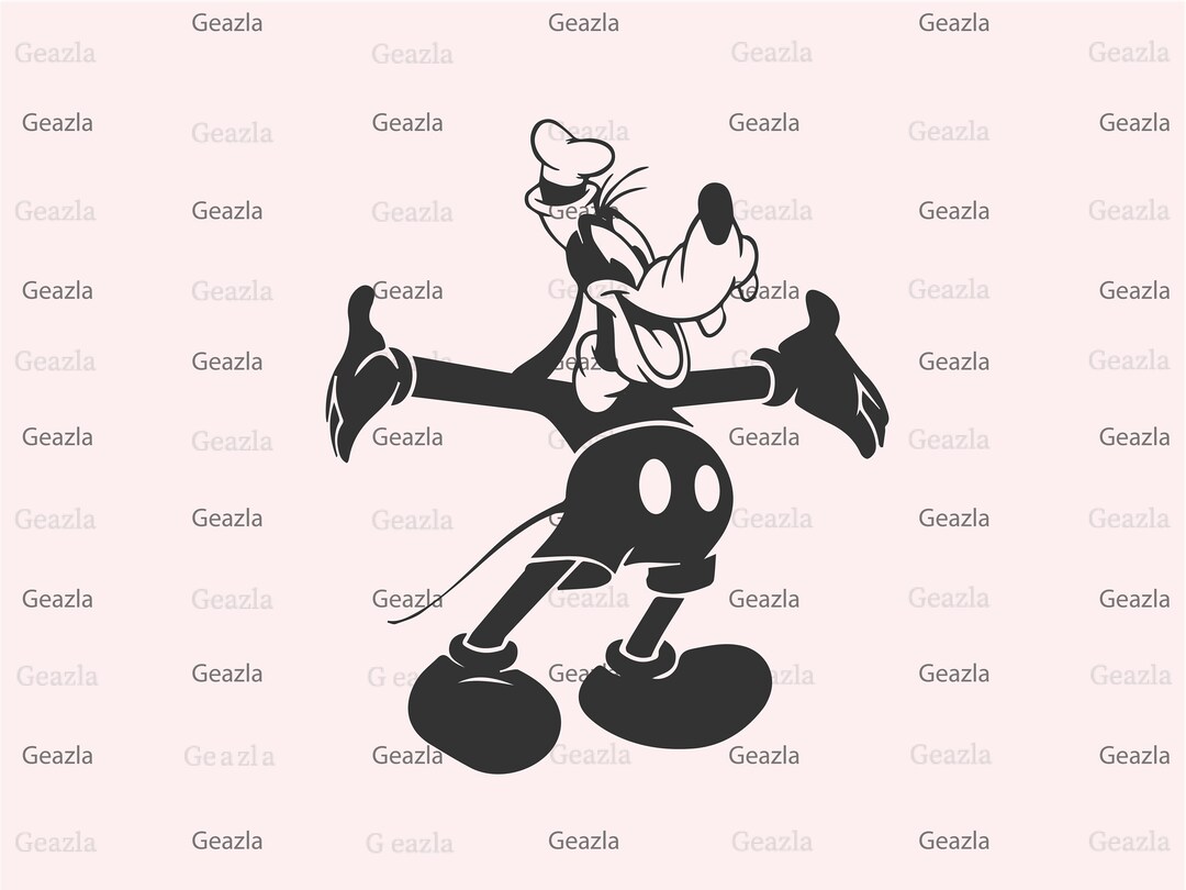 Mouse Goofy Svg, Goofy Head Svg, Mouse Body Svg, Cricut Svg, Vinyl Cut