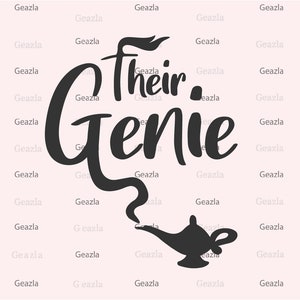 Their Genie, Aladdin Svg, Vinyl cut, Svg file for cricut, Printable svg file, silhouette svg, digital print, digital cut file, png, pdf