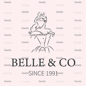 Belle & Co Svg,  Beauty And The Beast, Vinyl Cut file, Svg files for Cricut, Personalization Svg, Customized Svg, Png, eps, pdf, jpg, ai