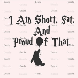 Winnie The Pooh Quotes Svg, Love Yourself Svg, Be Fat Svg, Winnie Svg, Winnie The Pooh Ballon Svg, Cartoon Inspirational Svg, Vinyl Cut