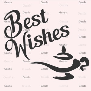 Best Wishes Svg, Aladdin Svg, Digital Sticker, Digital Download, Tshirt Design, Vinyl Cut, Svg file for Cricut, Printable, png, jpg, pdf