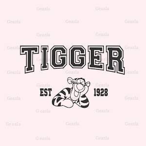 Tigger Svg, Svg file for cricut, cartoon vinyl cut, Printable svg file, sublimate svg, digital prints, personalized gift svg, gift for kids