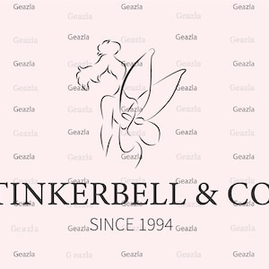 Tinkerbell & Co Svg, Tinkerbell Png, Family Shirt Svg, Digital Download, Vinyl Cut, Svg files for Cricut, Printable Cut, png, pdf, eps image 1