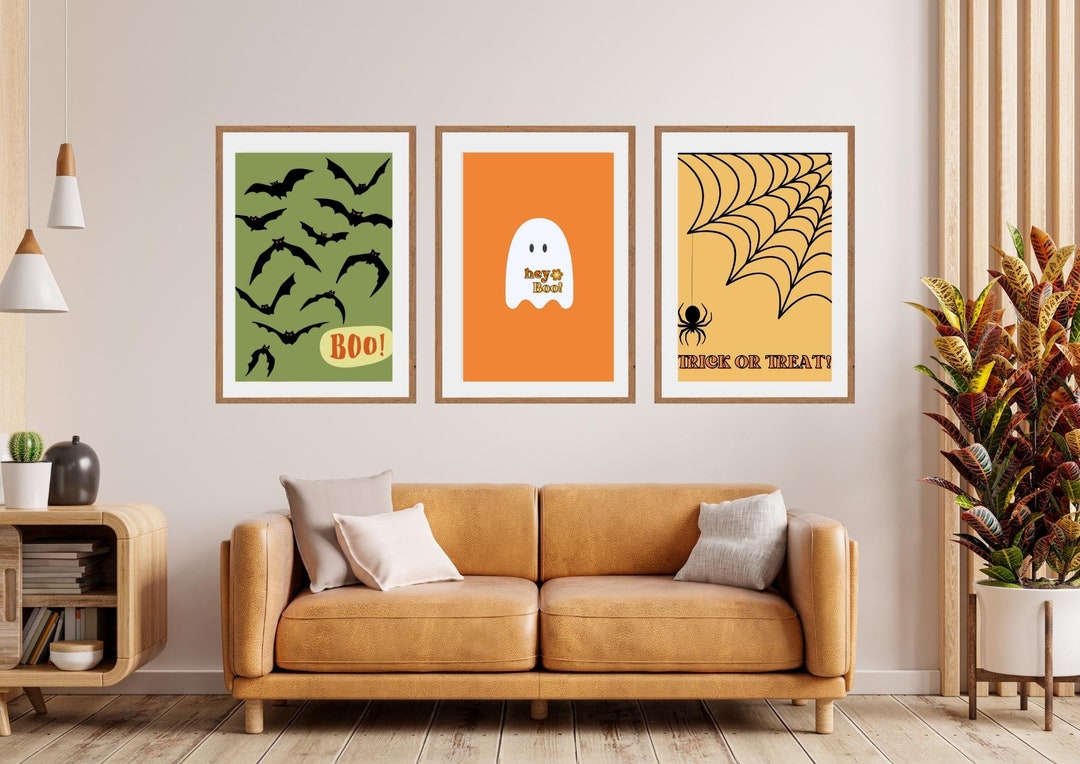 Halloween Wall Art Prints for Nursery Halloween Prints for Etsy