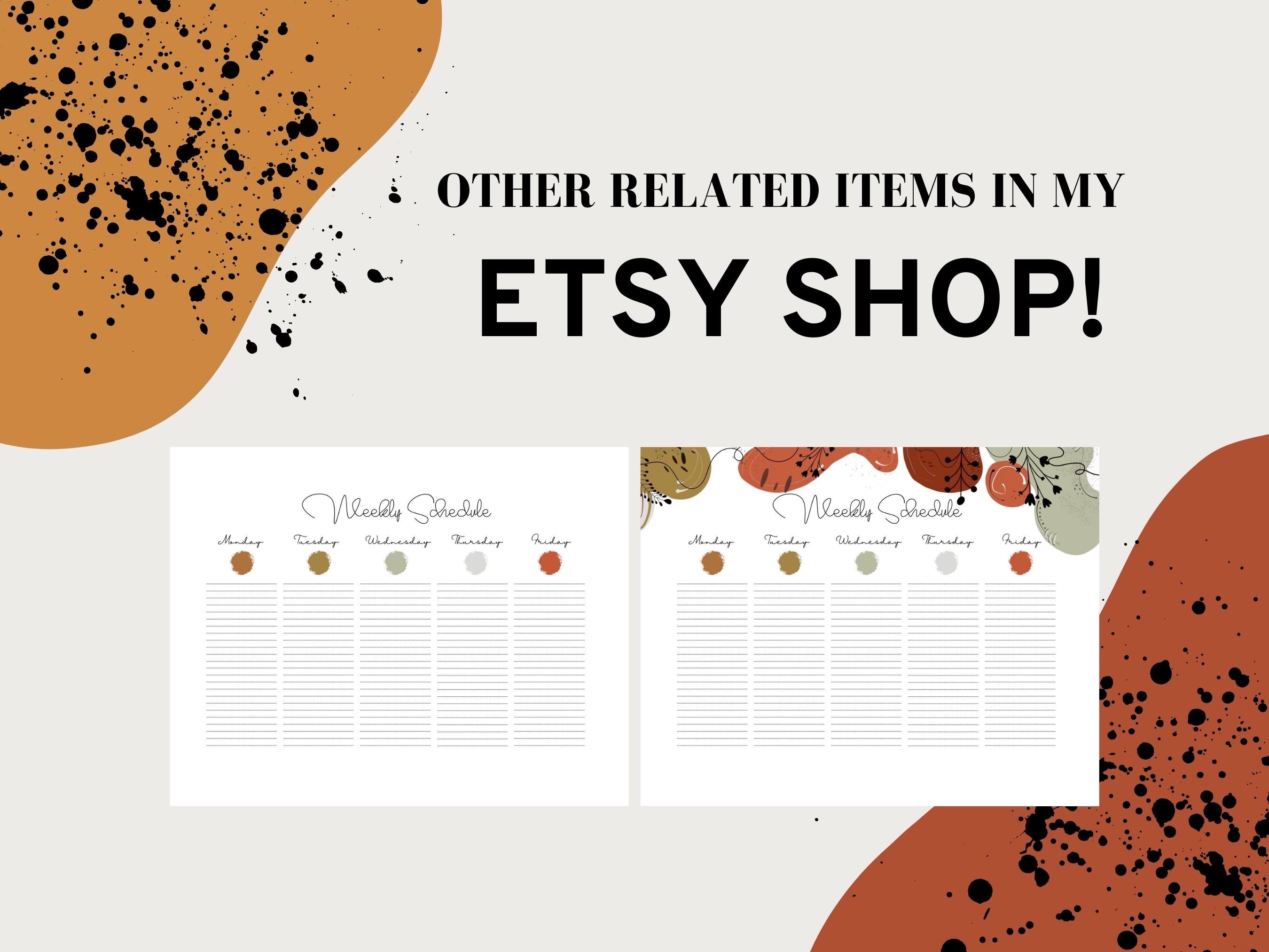 Editable Fall Planner Printable Undated Fall Happy Planner Classic ...