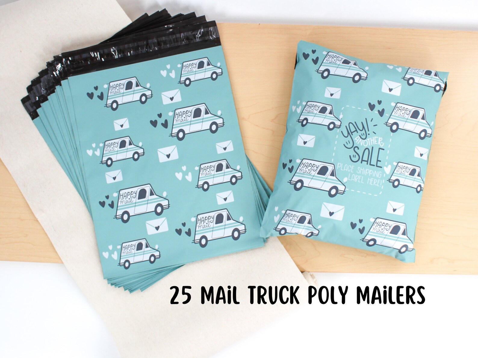 HAPPY MAIL TRUCK Poly Mailers 10x13 25100 Count Etsy