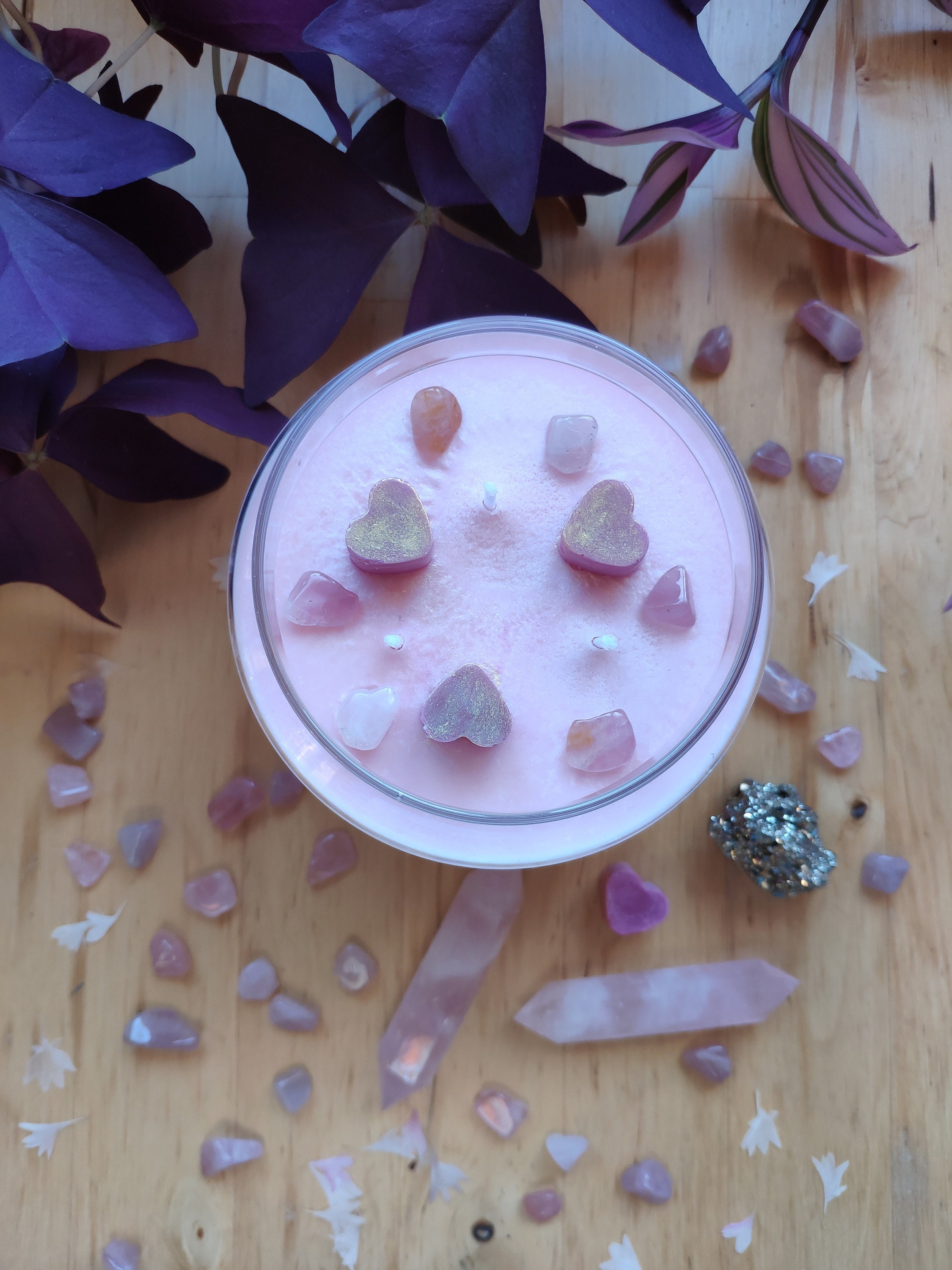 Grande Bougie Aphrodite - Quartz Rose