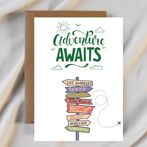Adventure awaits - travel - travelling - backpacking - bon voyage