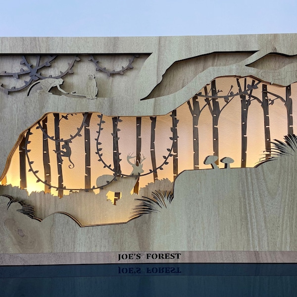 Layered Wood Art Etsy