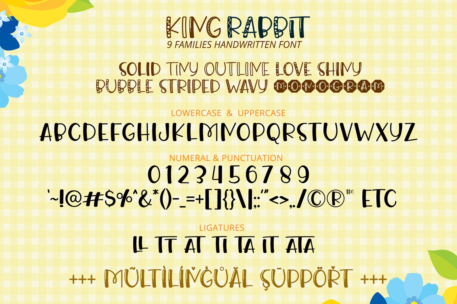 King Rabbit Font, Handwritten Font, Playful Font, Cricut Font ...