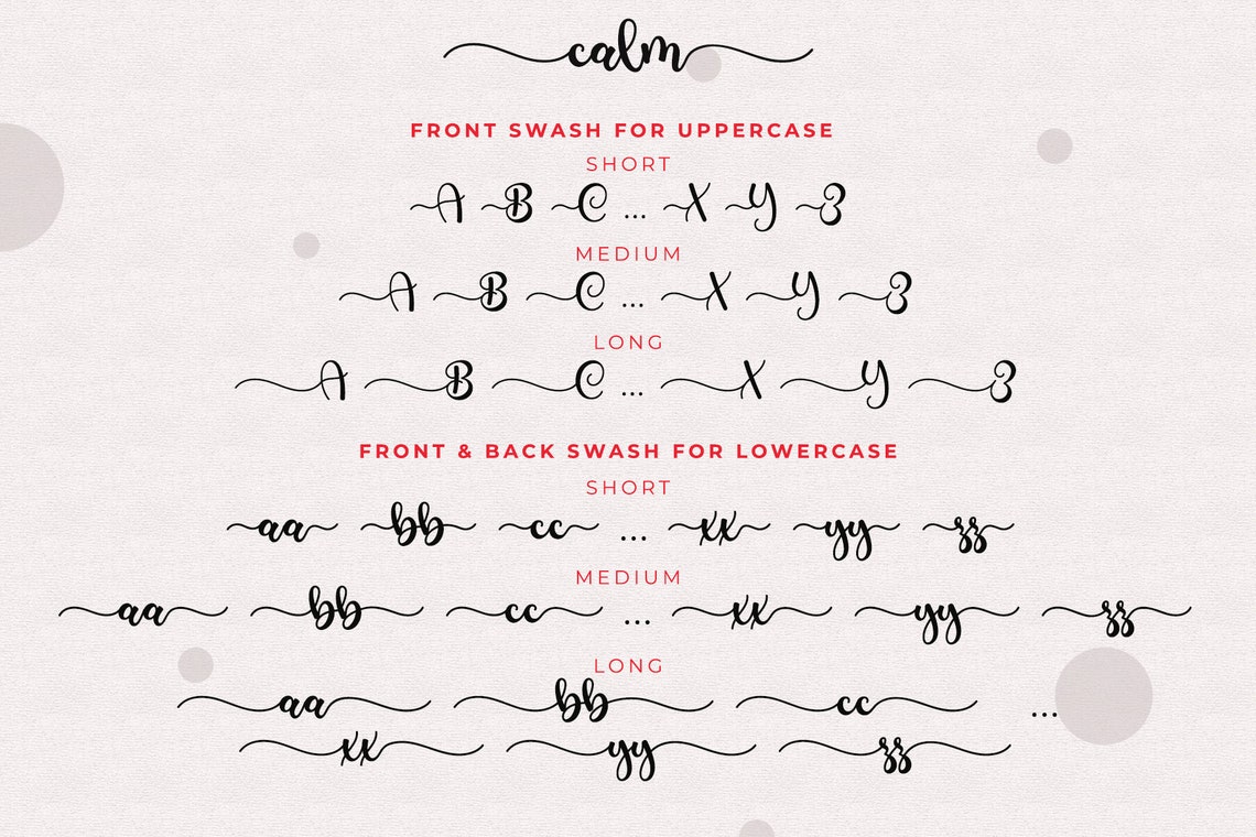 Calm Font Handwritten Font Script Font Calligraphy Font - Etsy
