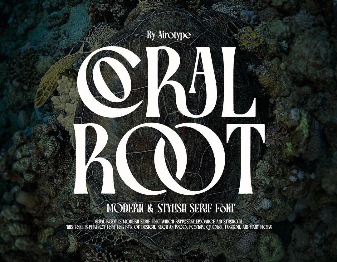 Coral Root Font, Serif Font, Modern Font, Display Font, Ligature Font ...