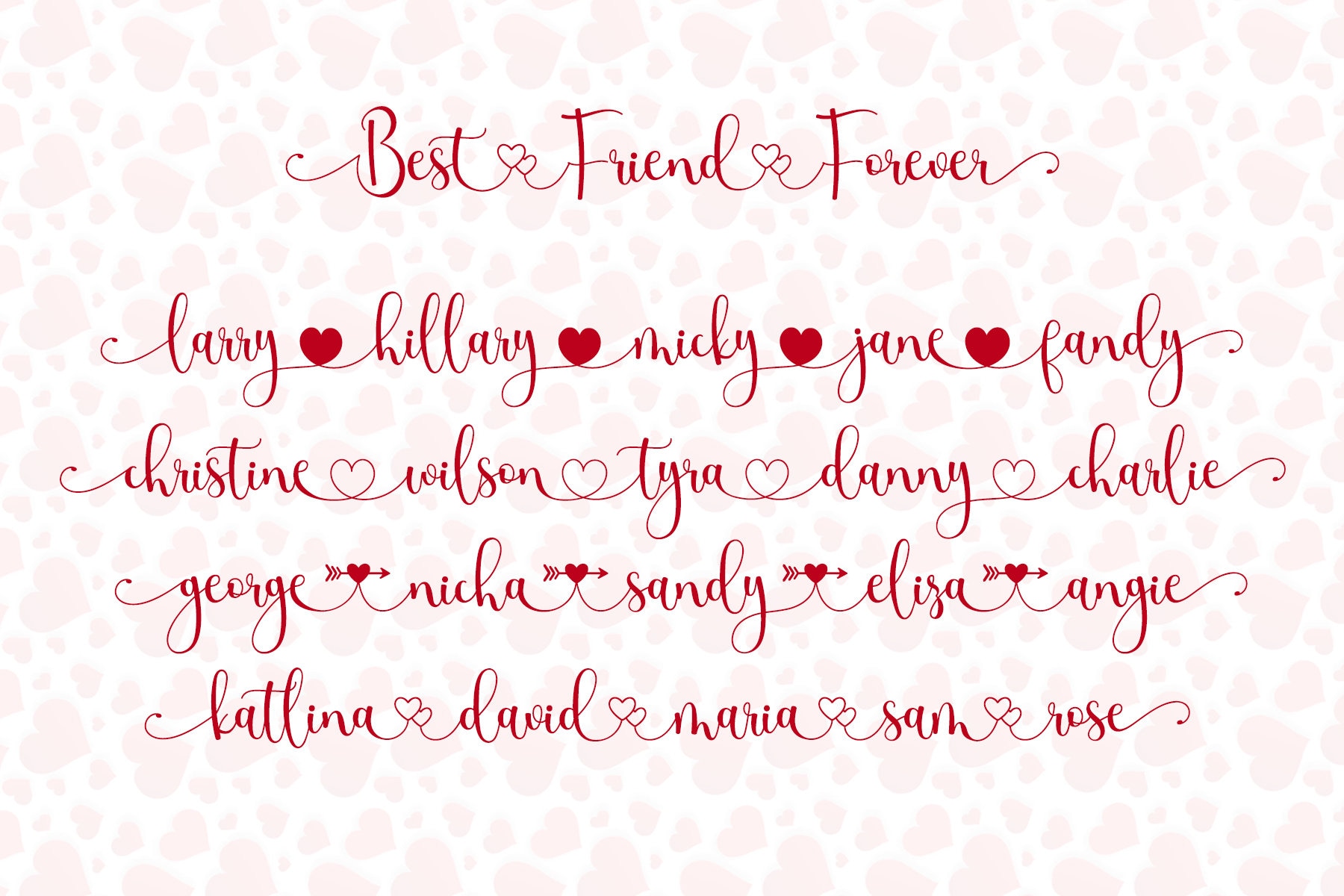 This Mate Font, Script Font, Handwritten Font, Heart Font, Heart Swash ...