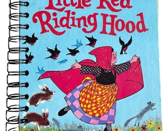 Little Red Riding Hood Notebook – Upcycled Vintage Golden Book Journal