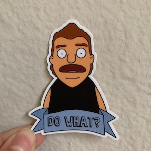 Bob’s Burgers Waterproof Sticker | Zeke Bob’s Burger Sticker | Laptop and Water Bottle Sticker
