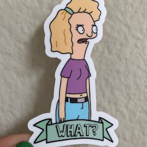 Bob’s Burgers Waterproof Sticker | Jocelyn Bob’s Burger Sticker | Laptop and Water Bottle Sticker