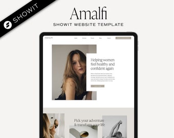 Showit Template, Showit Template für Coaches, Showit Website mit Verkaufsseite, Website Template