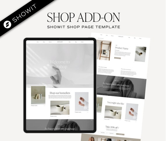 Showit Shop Template Showit Add On Page Showit Website Etsy Showit Shop Template Showit Add On Page Showit Website Etsy