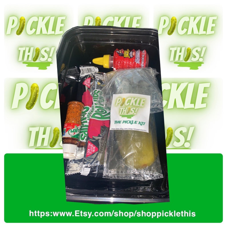 The Pickle Kit the Pickle Challenge Make It Yourself Chamoy Etsy