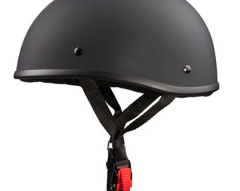 WCL Beanie Demi-casque de moto - La plus petite et la plus légère casquette approuvée par le DOT