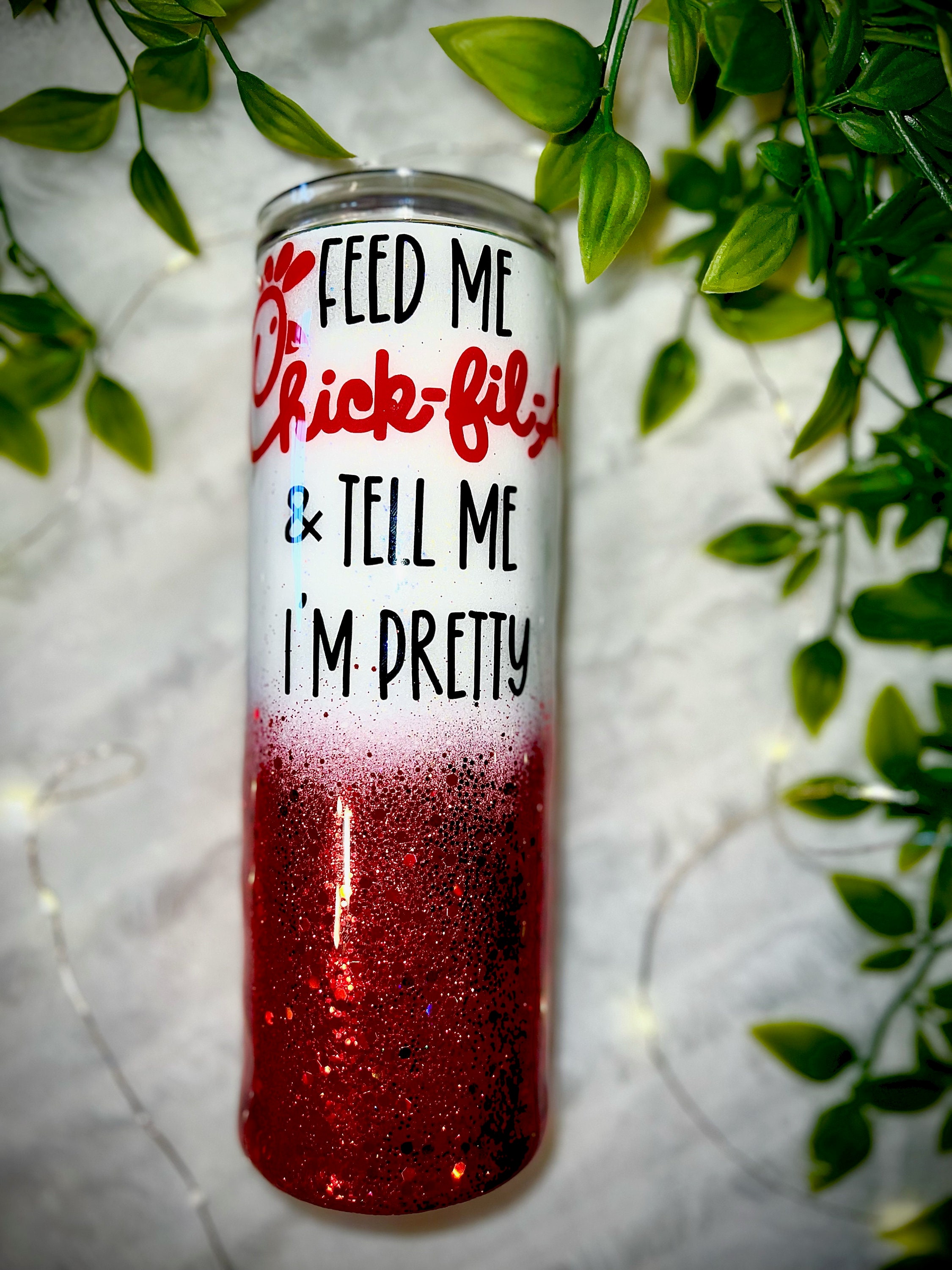 Feed me Chick Fil A and tell me I'm pretty Ornament - Dalatshirt