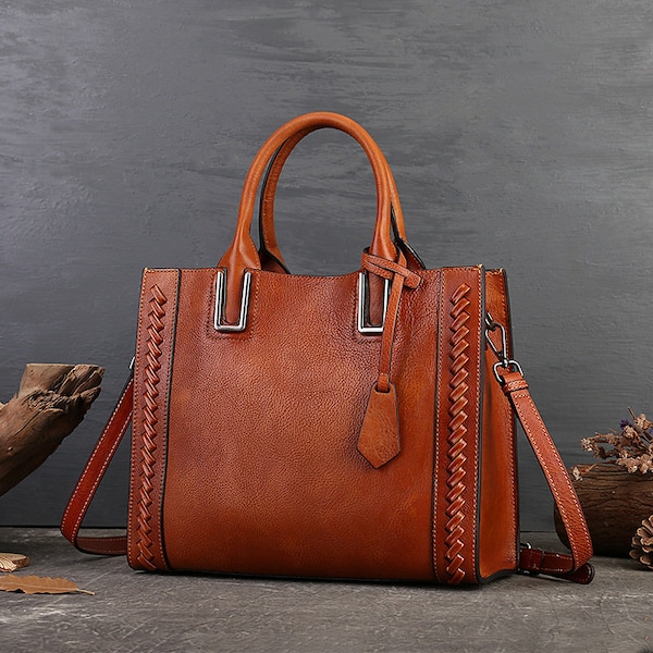 Leather Laptop Bag Etsy
