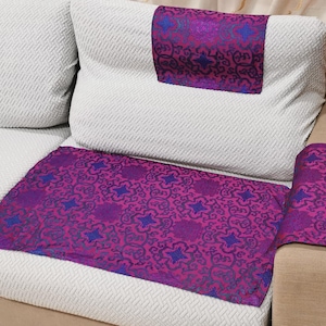 Set of 3 pieces Anti-Slip-Armrests covers (custom size) furniture sofas loveseat slipcover protectors recliners chairs sofas home decoration