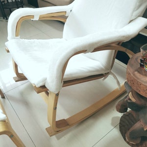 Custom soft baby fleece Armchair Pads: Foam Padded Arm Rest