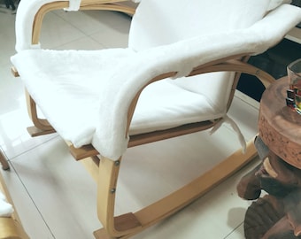 Tailor Made -Arm Rest with Foam Padding for any ArmChair Pad Pure Cotton Canvas Custom Size with upholstery foam padding hand cushion velcro