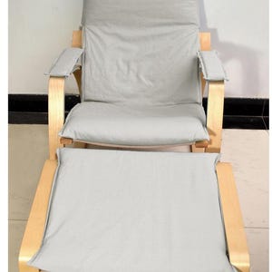 Fodera su misura con nuovo design per il cuscino del sedile originale per il bracciolo della sedia Ikea Poang, imbottitura extra aggiunta, facile da togliere e spostare