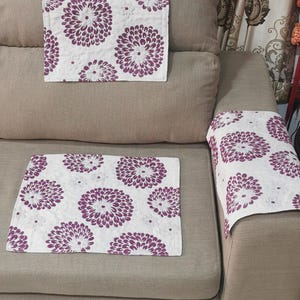 Set of 3 pieces Anti-Slip-Armrests covers (custom size) furniture sofas loveseat slipcover protectors recliners chairs sofas home decoration