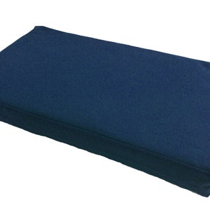 OP MAAT GEMAAKT om waterdicht zeildoek aangepaste terrashoezen binnen buiten tuin vervangende vierkante vorm kussenhoes #PL10 marineblauw te bestellen