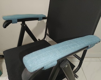 Almohadillas de reposabrazos personalizadas: Almohadillas lavables para reposabrazos de silla, 2 cm de grosor (par)