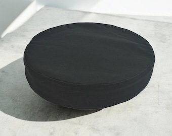 Round Box Shape Teflon Finish Real Outdoor Fade resistant Sun UV Waterproof Anti Stains Cushion Cover Pillow Case Bolster Daybed Patio 052