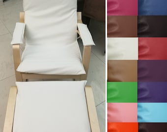 New Design Slip Cover over original seat pad for Ikea Poang Chair Arm Head Pad extra padding added movable easy take on off Tailor Made