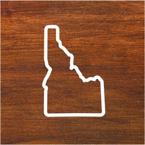 Idaho State Umriss ID Aufkleber Vinyl Auto, Fenster, Spiegel, Wasserflasche, Laptop, LKW, LKW