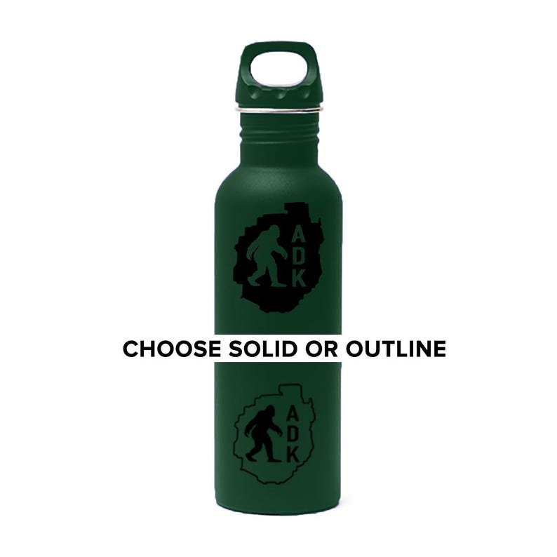 ADK Sasquatch Bigfoot Sticker, Adirondacks Sticker, ADK Mountain ...