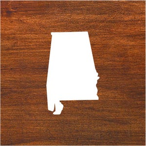Vinyle autocollant solide Alabama State