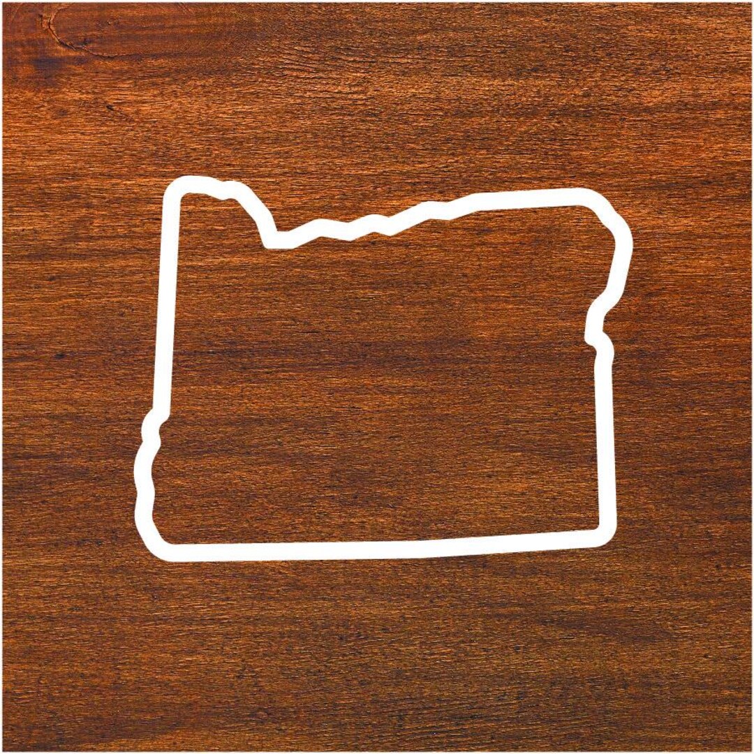 Ore Decal Oregon Outline State OR Sticker Decal Vinyl Car, Window, Mirror, Water ...