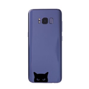 Cat Peeking 1.5 - 1 Inch Decal Vinyl Sticker Car, Window, Mirror, Water Bottle, Laptop, RV, Truck, SUV