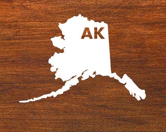 Alaska State AK Sticker Decal Vinyl