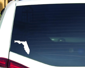 Florida Solid State FL Sticker Decal Vinyl Car, Window, Mirror, Water Bottle, Laptop, RV, Truck, SUV
