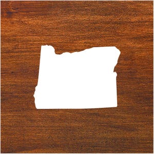 Oregon Solid State OR Sticker Decal Vinyl Car, Window, Mirror, Water Bottle, Laptop, RV, Truck, SUV